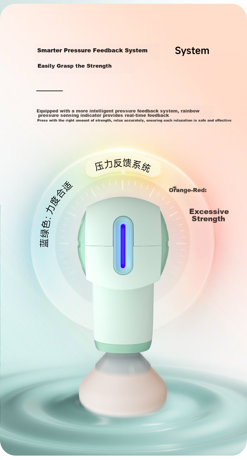 Beiyikang Ultra Mini Lightweight Massage Device Portable Full Body Shoulder Neck Waist Back Muscle Relaxation Fascia Gun Gift for Men Women Parents HA1-Dawn White 10