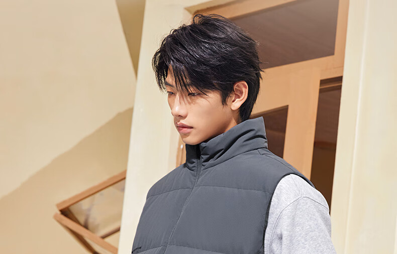 361° Men's Down Vest Autumn Winter New Waterproof Warm Sports Casual Running Stand Collar Jacket 652544401-4 6