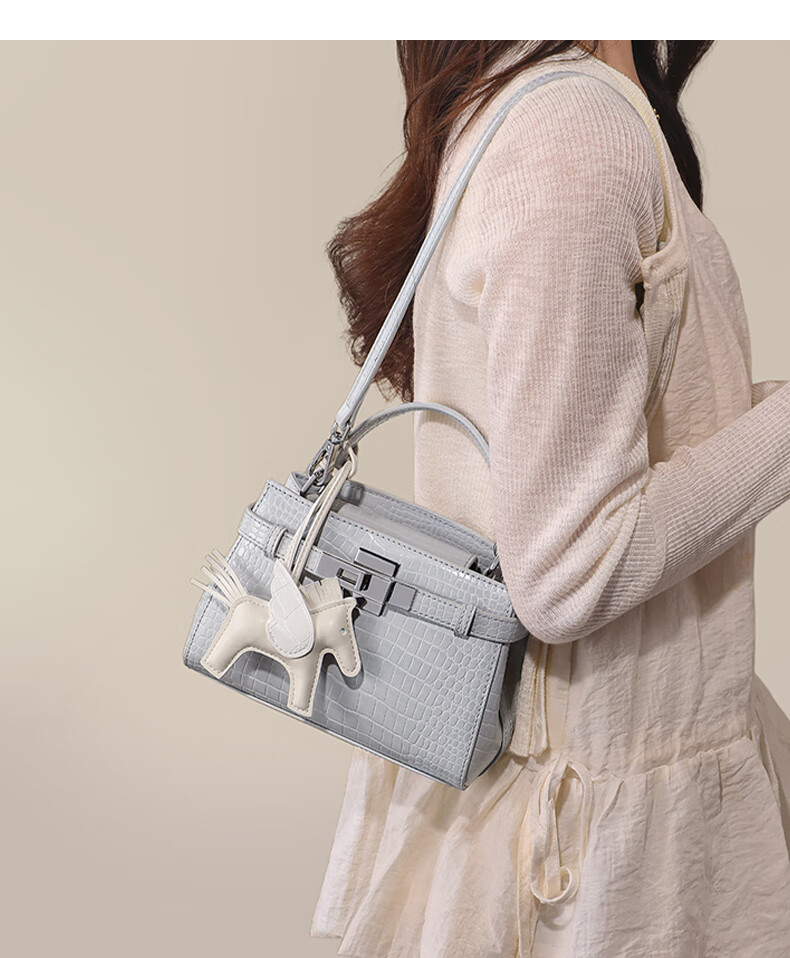 Aiqinghai Women's Handbag, Cowhide Leather Tote Bag, Crossbody Kelly Bag, Luxury Brand, Practical Birthday And Mother's Day Gift for Mom 1