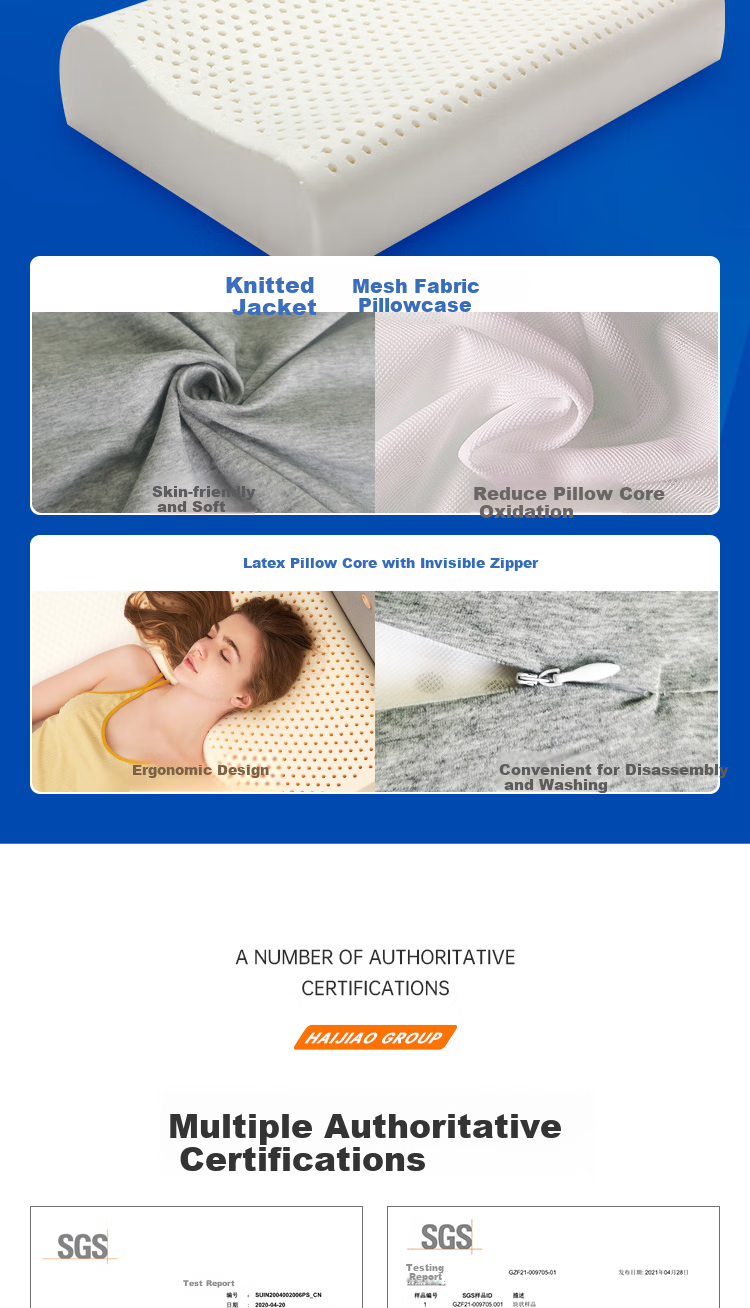 Baopo Group, Imported Natural Latex Pillow from Thailand, Suitable for Student Dormitories And Teenagers, Rubber Pillow 10