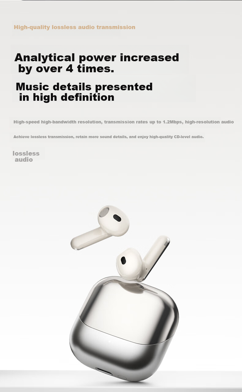 Viken [Hall of Fame Sound | Latest 2026 Model] Bluetooth Earphones, Semi-In Active Noise Cancellation, Wireless High-Quality Music, Ultra-Long Battery Life, Best-Seller Ranking, Compatible with Apple 16