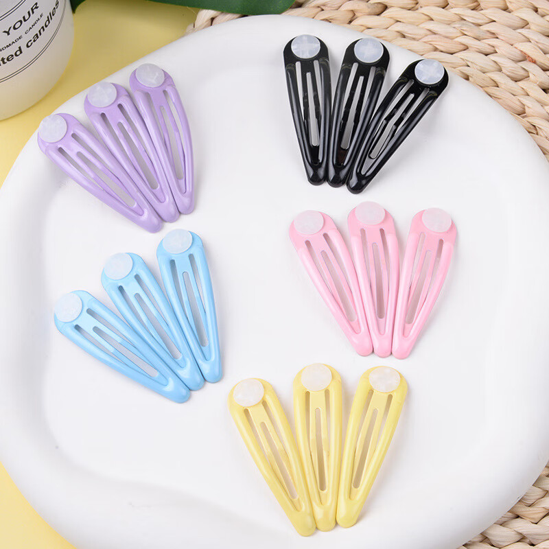 Jiaoxuefei Waterdrop Hair Clips 20pcs Colorful Side Clips for Back Hair Bangs Hairpin Updo Clips Forehead Small Clamps 3