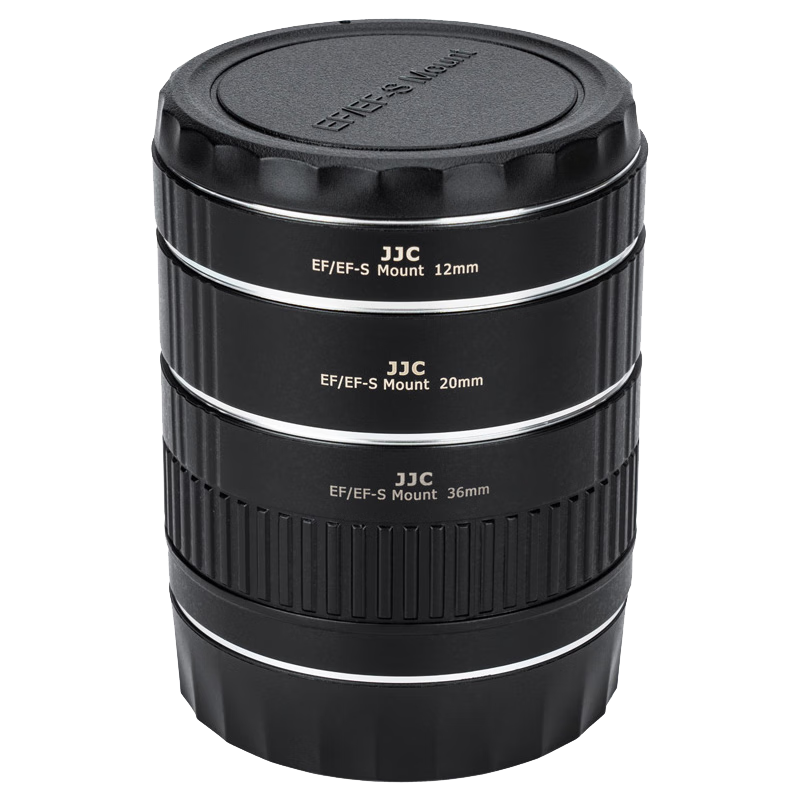 JJC Close-Up Lens Adapter Macro Extension Tube EF Mount for Canon 5DSR 5D4 6D2 90D 80D 7D2 850D 800D 5D3 60Da