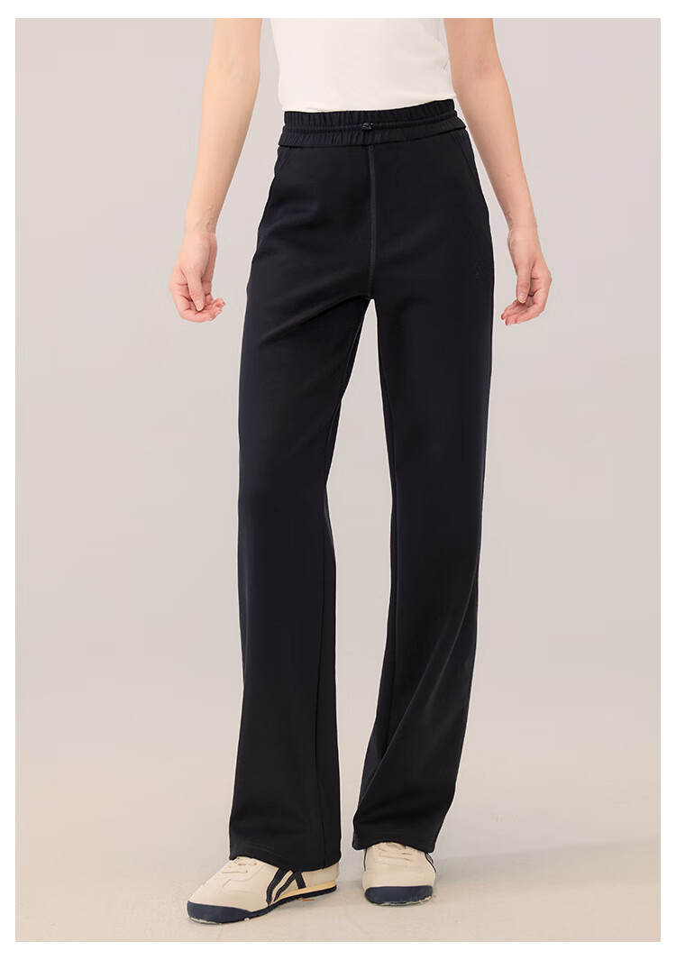 RA&RN / Love As You 2025 Autumn New Women's Sports Casual Pants Elastic Waist Loose Wide-Leg Draped Straight-Leg Trousers 14