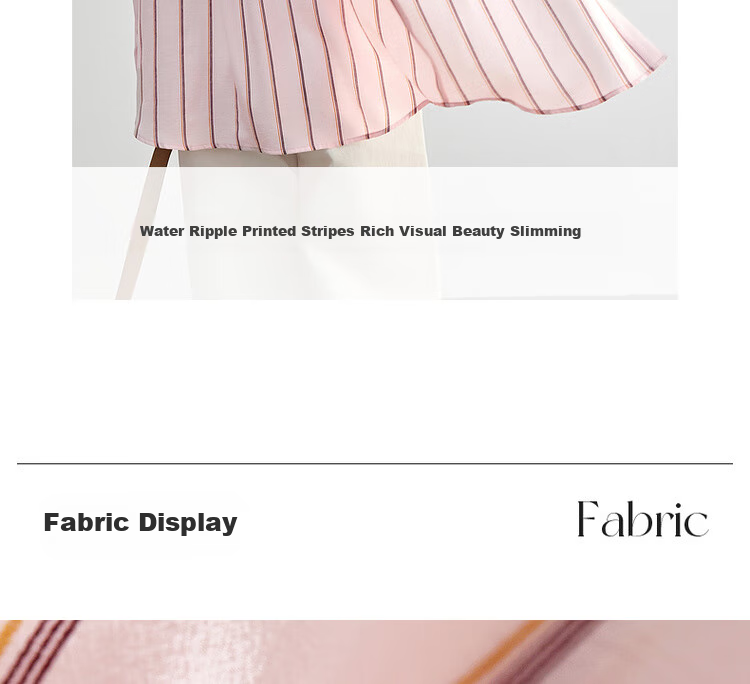 Sentubila Spring And Autumn Commuter Blouse for Women, Light Luxury High-End Slimming Shirt, Loose Long-Sleeve Thin Top, Blue Striped, L 7