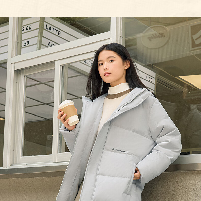 361° Long Down Jacket Unisex Winter New Three-Proof Warm Hooded Sports Casual Coat 632544301-2 8