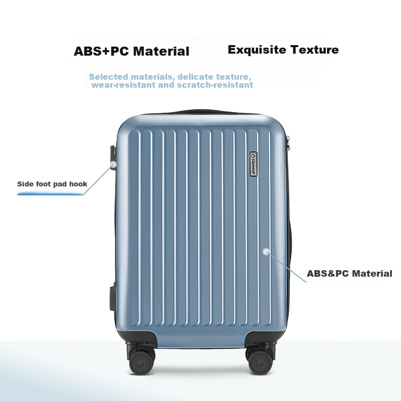 Diplomat Men's Matte Trolley Suitcase, Carry-On Luggage with Spinner Wheels, Password Lock, Travel Case for Women TC-23232