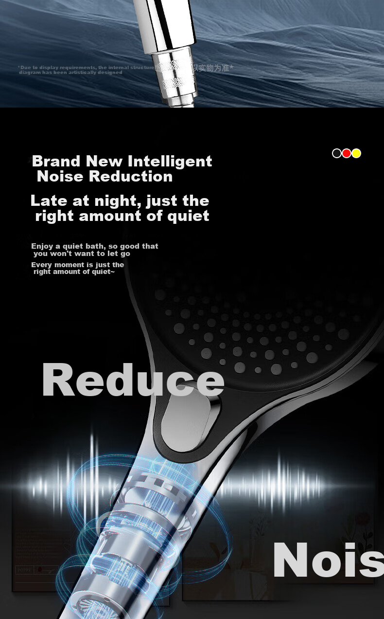 JROR [Germany] High-Pressure Shower Head Set of Three, Bathroom Shower Head And Shower System HL-005 15