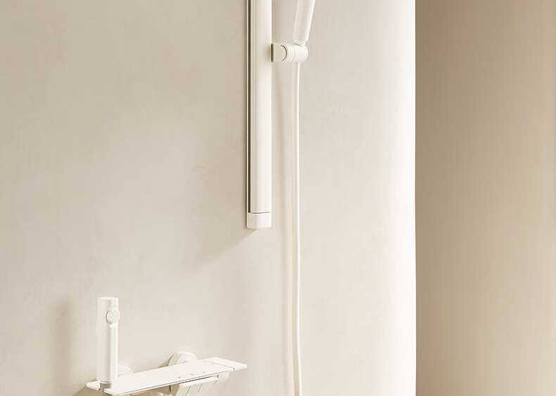 Anhua R5 SE Simple Shower Set Pressurized Pure Copper Body No Top Spray Handheld Nozzle Milky White N3GQ9049MKW2 1