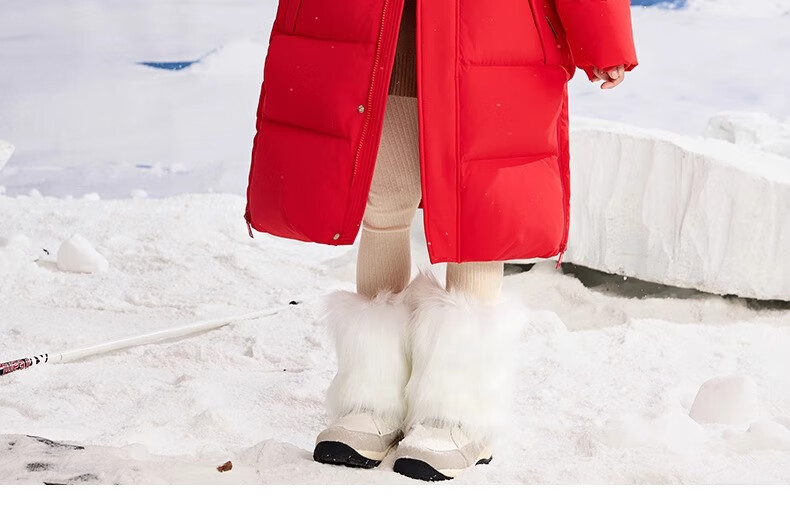 YAYA Kids Down Jacket Boys and Girls Winter New Long Over-the-Knee Extreme Cold Parent-Child Coat HR 25