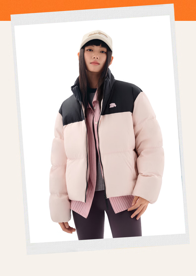 ANTA Guan Xiaotong Edition Puff Down Jacket Women's Winter Water-Repellent High Loft Warm Coat 7