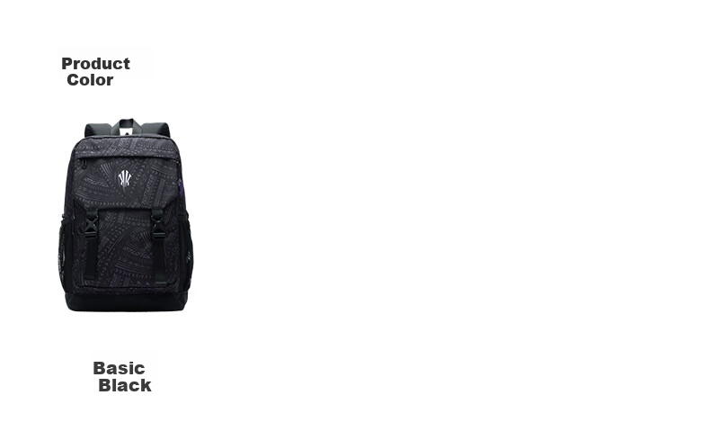 ANTA Kyrie Irving Series Large Capacity Unisex Backpack Fashion Sports Training Fitness Basketball Bag 10