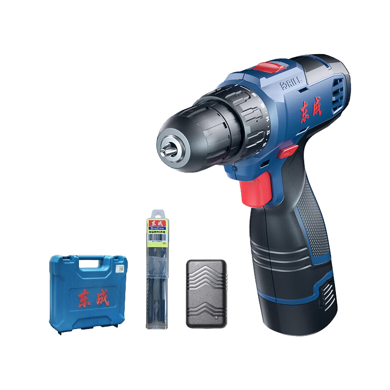 Dongcheng 16V Cordless Electric Drill Home Lithium Battery Screwdriver Set Handheld Drill WJZ1601DT