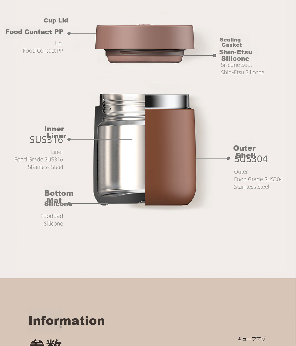 MOMOCONCEPT Insulated Mug for Women, Stylish Momo Large Belly Cup, Birthday And Holiday Gift, Coffee Cup, Portable Water Bottle, Thermos 13
