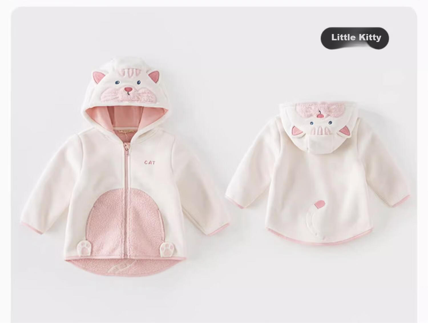 DAVE & BELLA Kids Fleece Jacket Autumn Winter Boys Girls Plush Baby Fleece Clothing DBX14462 21