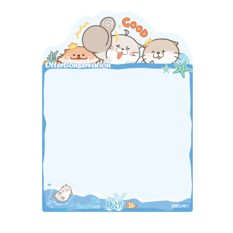 Deli Cartoon Soft Magnetic Message Board Erasable Refrigerator Magnet Home Handy Family Message Whiteboard 300*400mm White MF169