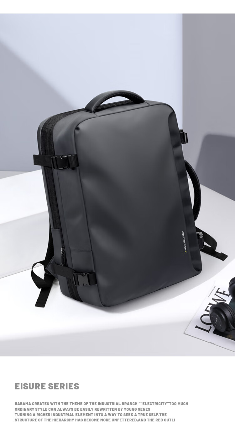 GOLF Backpack for Men, Travel Backpack with Multiple Compartments, Wet And Dry Separation, Business Trip Backpack, 17.3-Inch Laptop Bag, Student Schoolbag 6