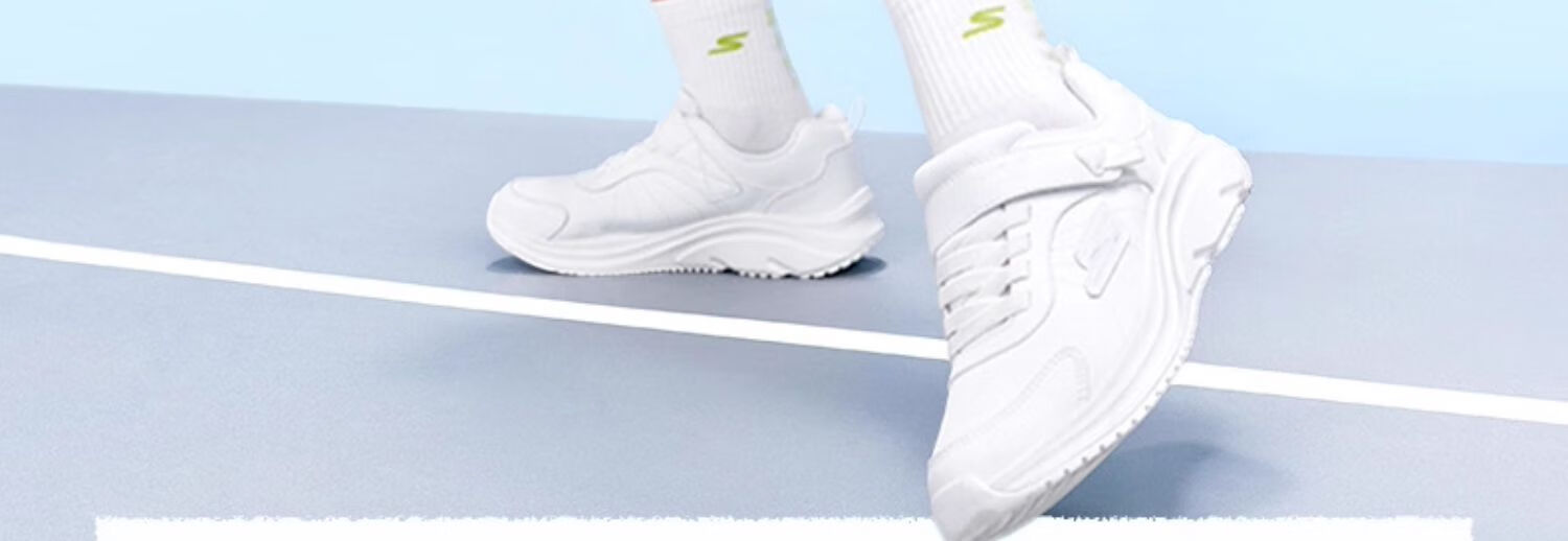 Skechers New Classic Children's Sneakers for Girls, Comfortable Versatile Casual Shoes 405681L 7