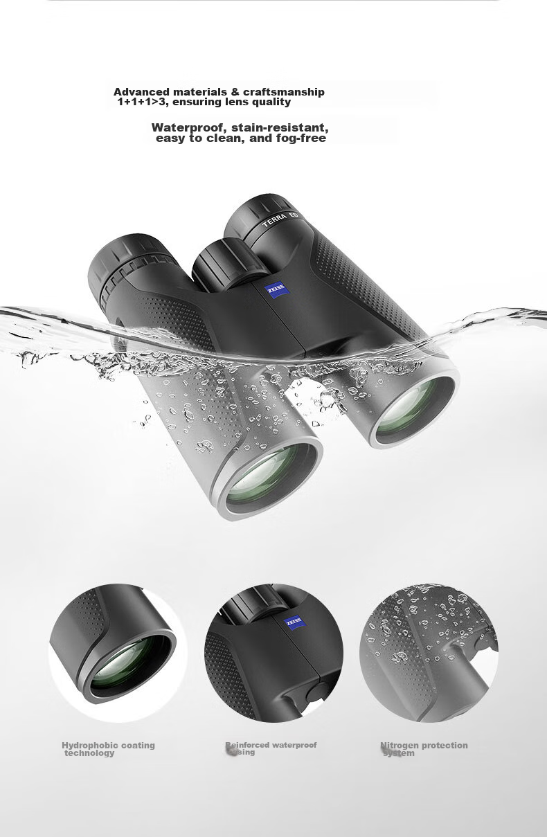 Caisi Telescope Bestseller ZEISS Terra ED 8x42, Black, High Magnification, High Definition, Low Light Night Vision, Non-Infrared 18