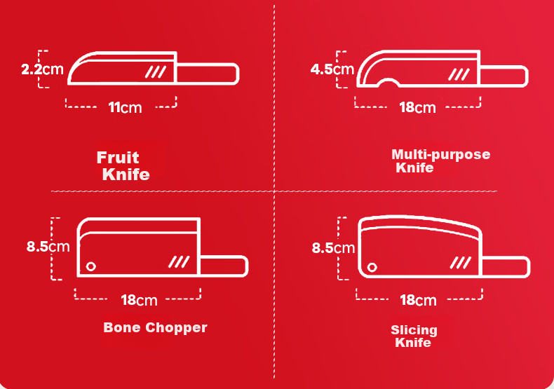 Meichuwuyu Knife Holder, 304 Stainless Steel Kitchen Storage Rack, Knife Block with Cutting Board, Integrated Chopping Board, Knife Storage Rack 6