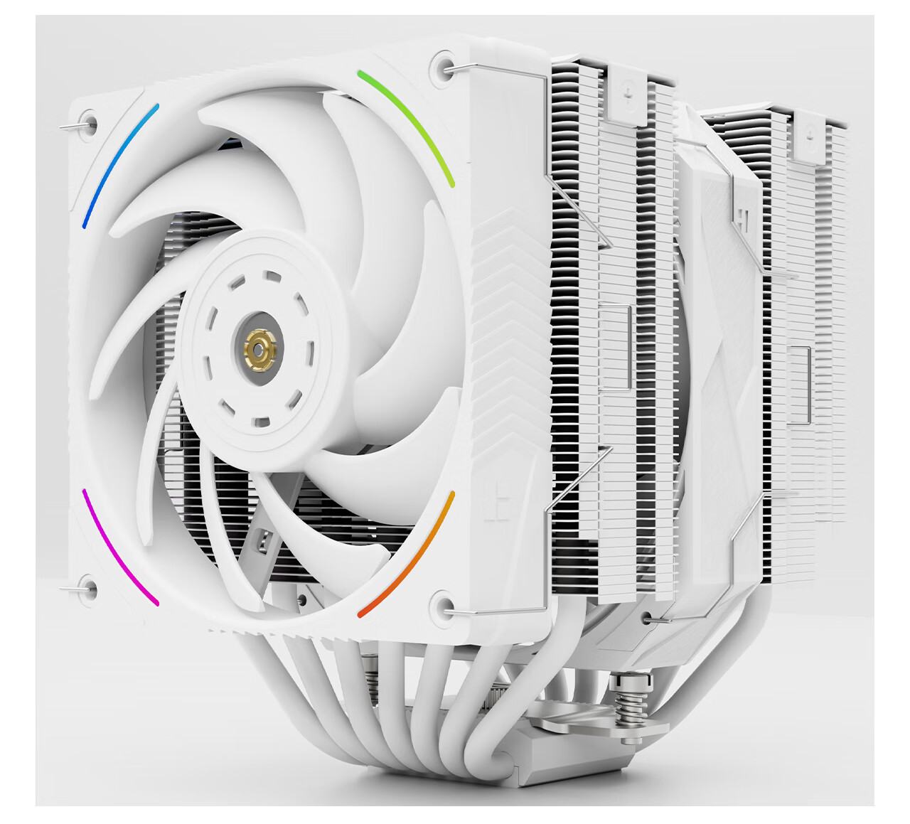 Thermalright ROYAL PRETOR 130 ULTRA WHITE, Dual-Tower Airflow Design with 7 Heat Pipes, Wind Cooling Radiator, RP130 WHITE 4