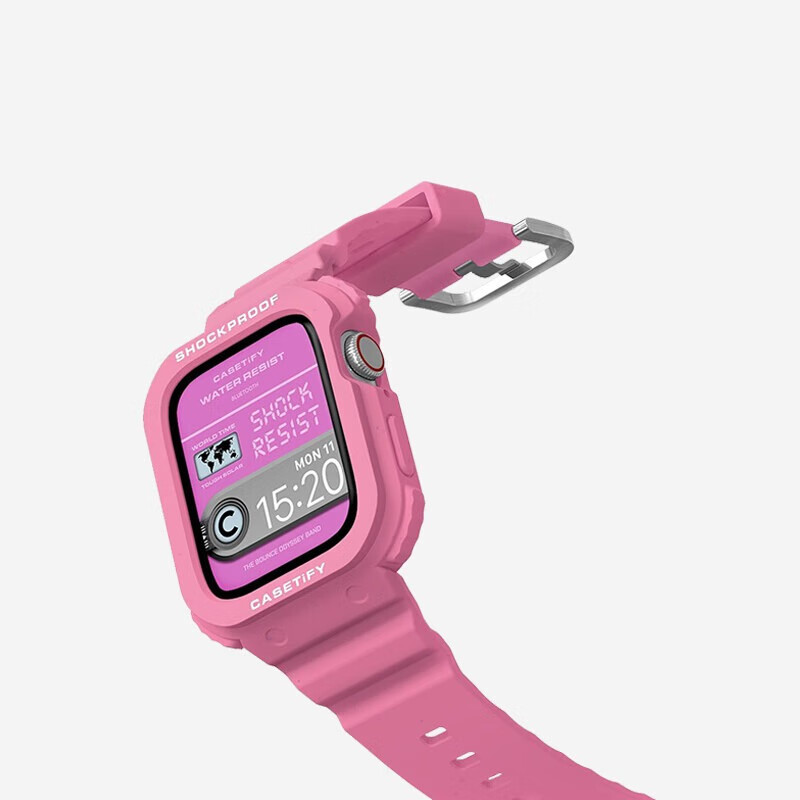 CASETIFY The Bounce Odyssey Band Apple Watch Strap for Series 4-10 Bubblegum Pink 40mm/41mm