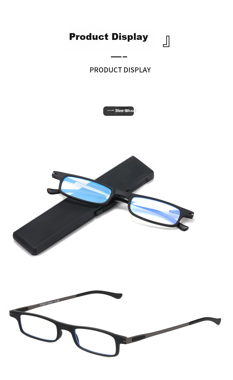 WESEE Reading Glasses for Men, German Imported Portable High-End Brand Genuine Foldable Anti-Blue Light Glasses +125 Degrees 15