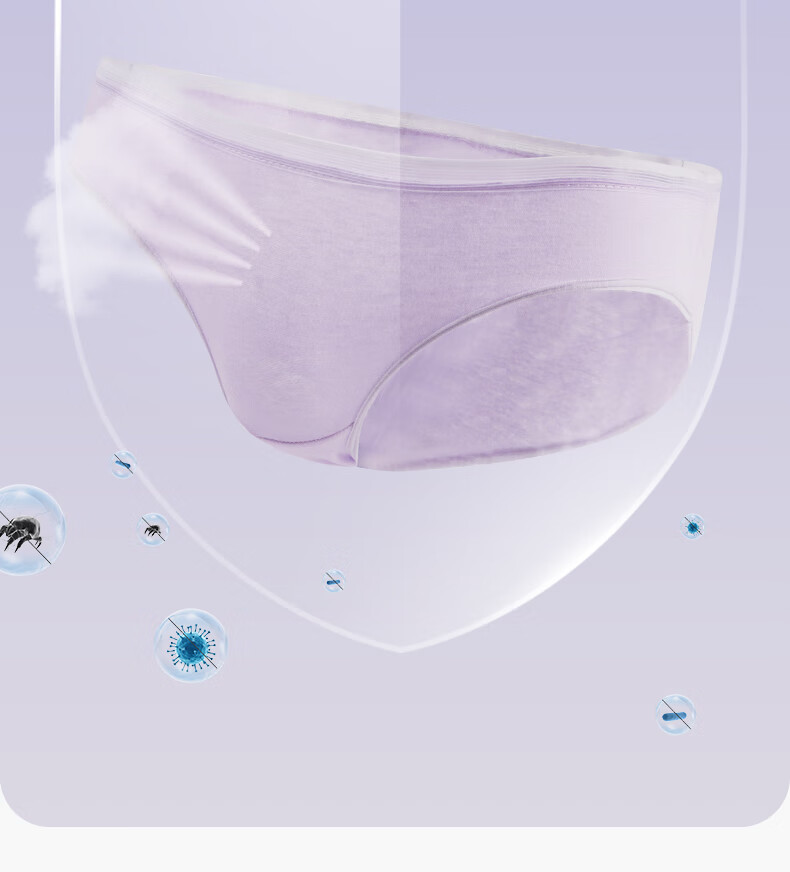 ASSHION Disposable Cotton Women's Underwear Daily Sterilized Postpartum Menstrual Travel Individually Packaged Wash-Free Underwear 17