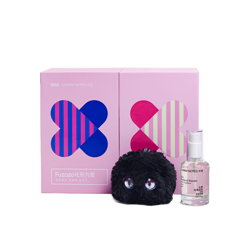 Fuzozo Gift Box Set Fuzozo x Songjing Fragrance Shiwei AI Emotional Companion Electronic Pet Plush Toy Gift Water