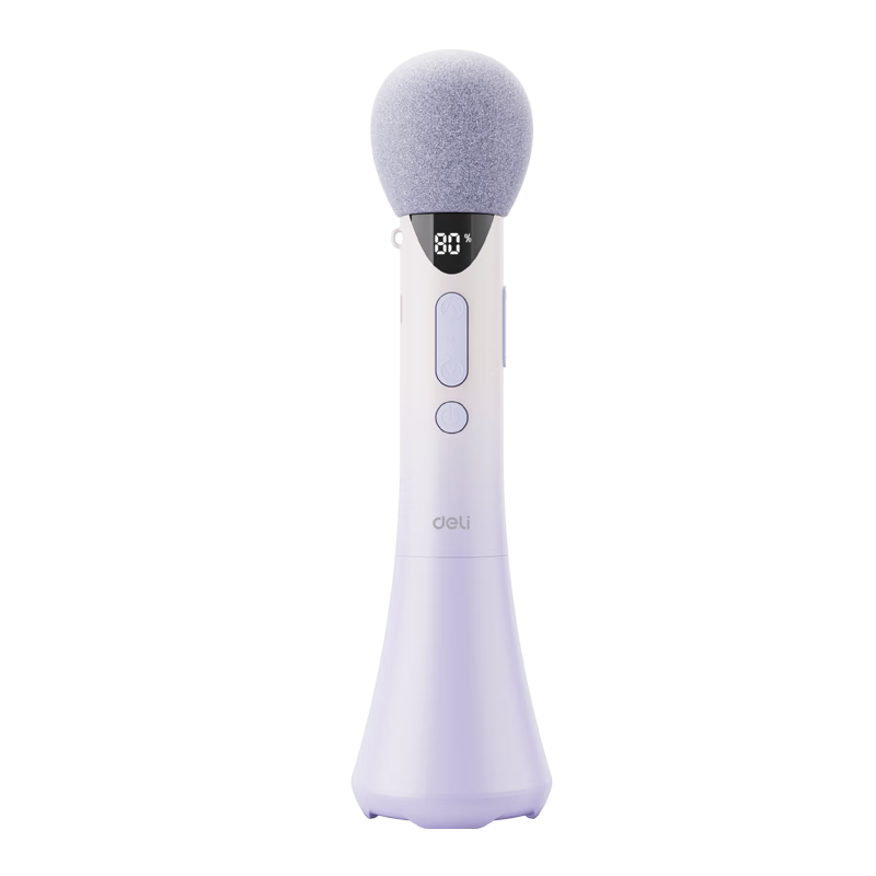 Deli 17W High-Power Handheld Microphone Amplifier for Lectures And Speeches, Portable Speaker for Teachers, Tour Guides, And Singing, Wireless Bluetooth Karaoke with High-Definition Display