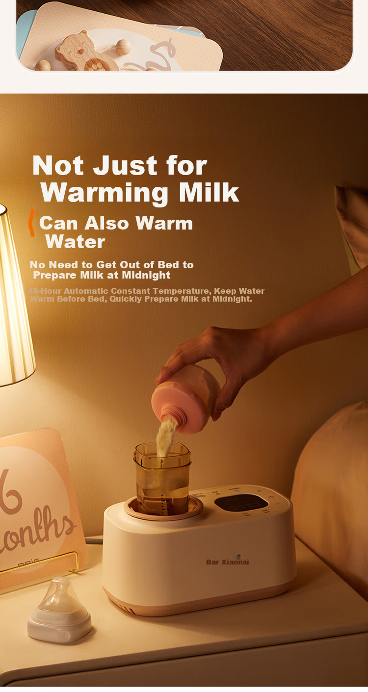 Bear Milk Shaker And Warmer, All-In Baby Automatic No-Water Milk Heating/Insulation/Defrosting Four-In J02E7 24