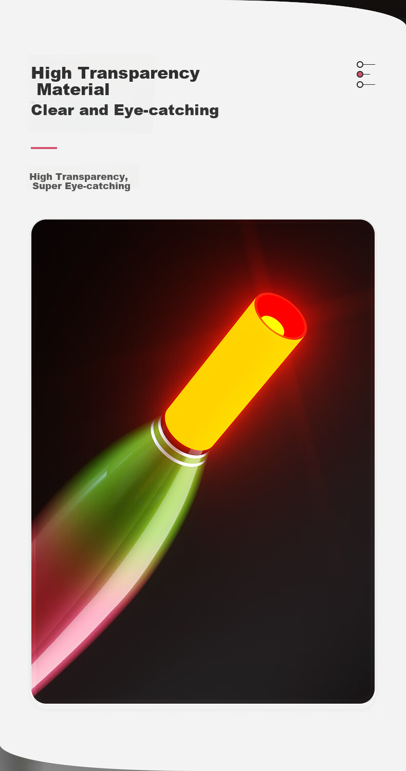 Chuanze Luminous Float for Rock Fishing, Long-Distance Casting, Big Fish, Biting Hook, Color-Changing, Highly Visible Buoy for Bighead Carp And Silver Carp, Electronic Float PF02 7