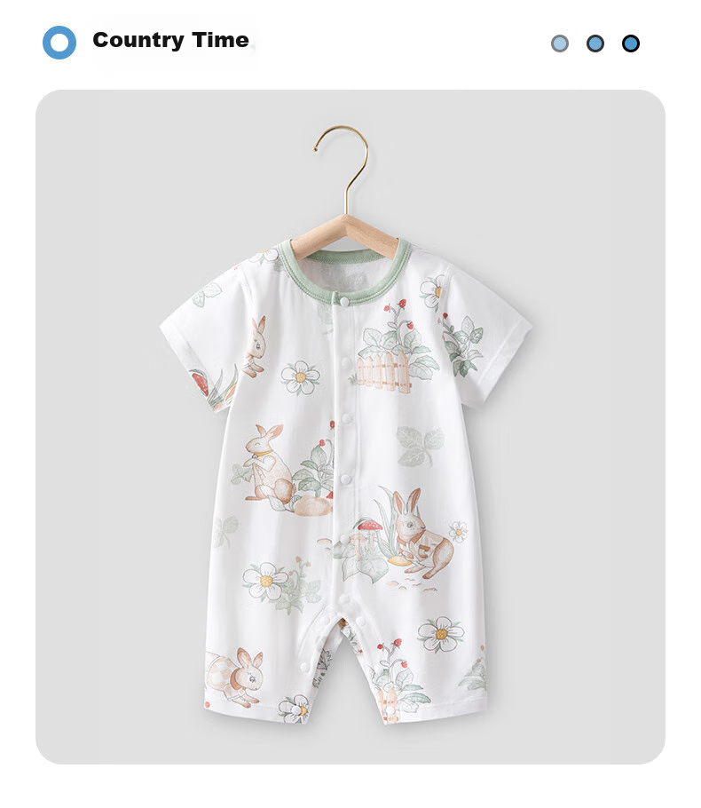Beitaisi Baby Clothes, Summer Thin, for Boys And Girls, Cotton Onesie, Newborn Romper, Short-Sleeve Pajamas, Air Conditioning Wear 27