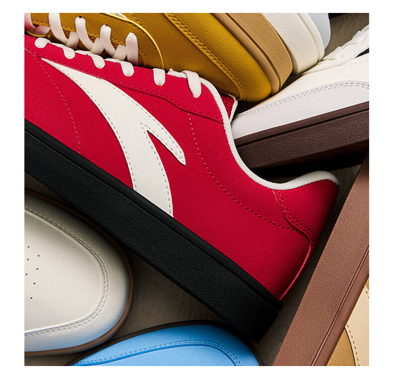 ANTA Vitality | Men's Skateboard Shoes, Classic Thin-Soled Low-Top Simple Commuter Skateboard Sneakers, Father's Day Gift 10