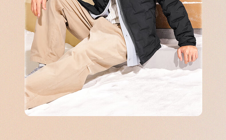 361° Men's Autumn Winter New Three-Proof Hooded Sports Casual Cold-Resistant Down Jacket 652544303-3 12