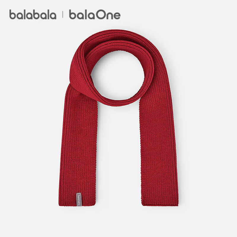 Balabala BalaOne Kids Scarf Boys Girls 2025 Solid Color Comfortable Warm Fashion 208425161204