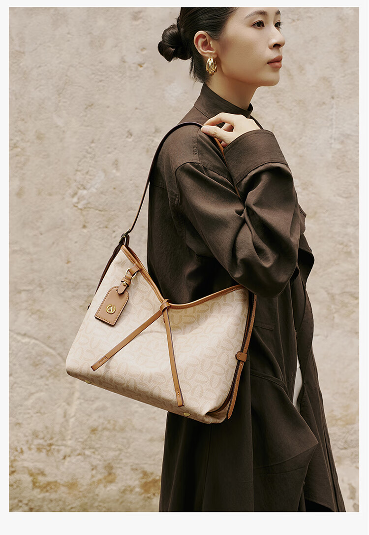 Aokang Women's Trendy Fashion Chic Tote Bag Commuter Versatile Shoulder Bag Birthday New Year Gift for Girlfriend Wife 2