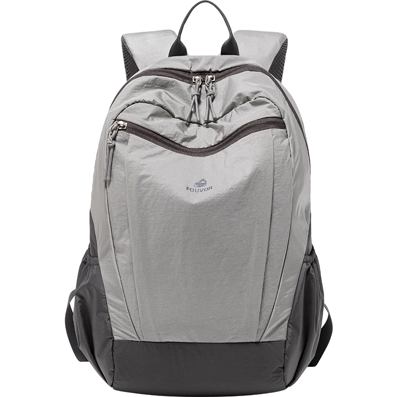 FOUVOR Firefox Lightweight Casual Women's Backpack Outdoor Large Capacity Travel Hiking Mountaineering Bag Rock Gray