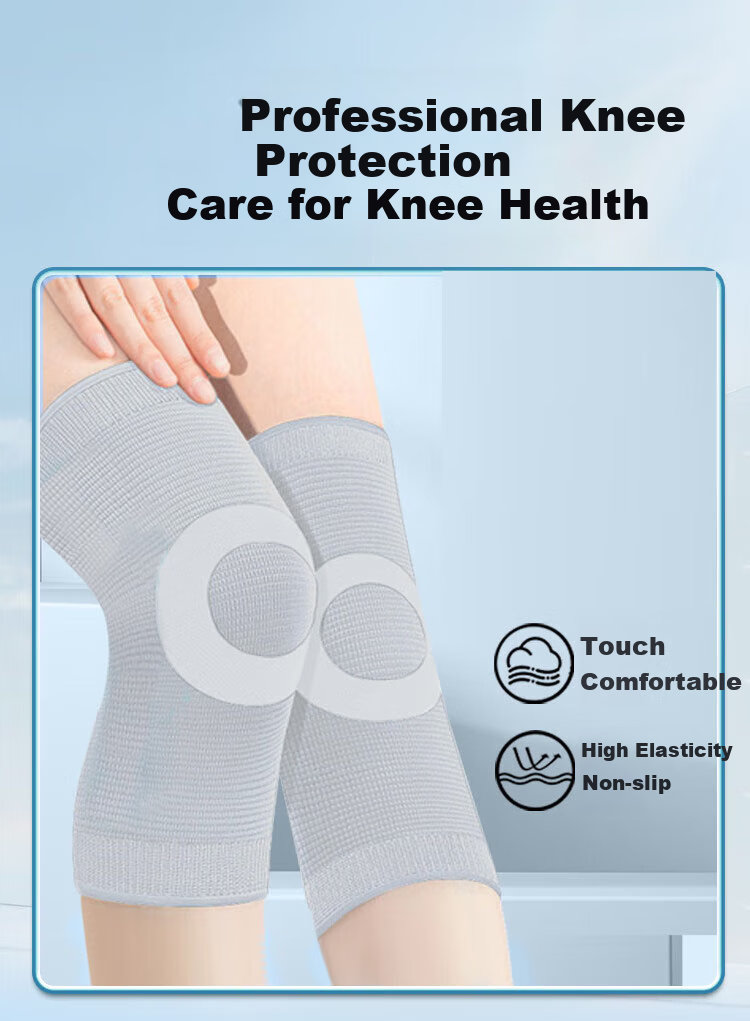 LAC Thin Knee Brace for All Seasons, Sports Knee Support for Men And Women, Athletic Knee Protector, Knee Protection Device with Compression And Anti-Slip Desig 1