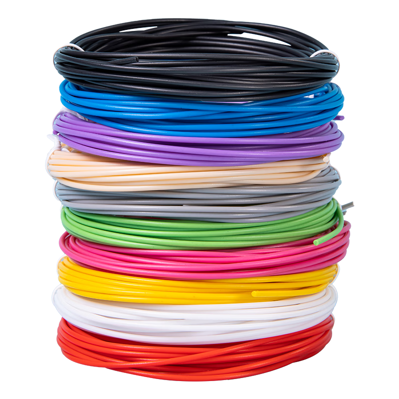 CMYKSUPPLIES 10 Colors 50 Meters 3D Printing Pen Dedicated Consumables PCL Material Handmade DIY Smart 3D Graffiti Pen Drawing Pen Art Children Student Birthday Back-To Gift Material