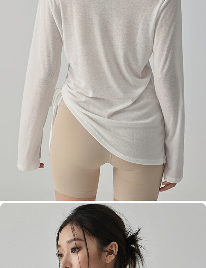XUEXIMAN New Loose Sports Pullover Women Advanced Professional Training Fitness Pilates Top Quick-Dry Yoga Long Sleeve 15