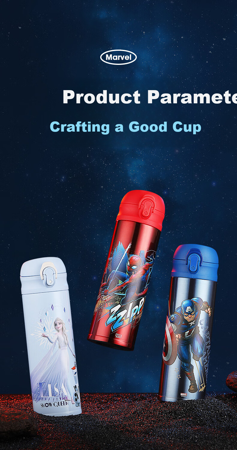 Dishini Strawberry Bear Insulated Cup with Straw for Children, 316 Stainless Steel, Stylish Design for Boys And Girls, Dual-Use Water Bottle for Students 13
