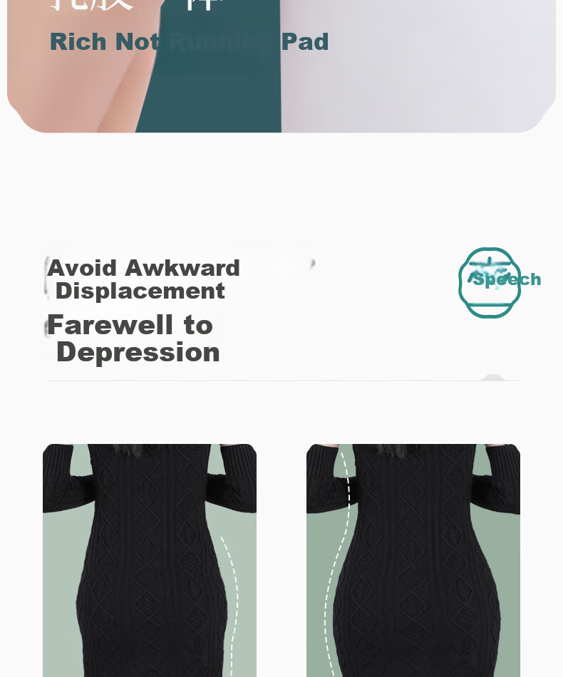 Jindu Wide-Leg Pants for Women, Fake Hip Widening Pad, Seamless Fake Buttocks, Integrated Hip Enhancer, Butt-Lifting Device to Improve Sagging Buttocks 2