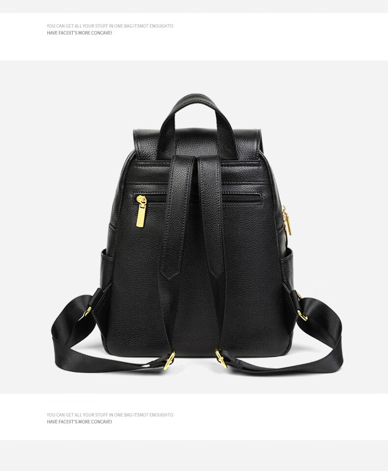 Aiqinghai Women's Leather Backpack, Lightweight Student Schoolbag, Travel Backpack, Luxury Laptop Bag, Birthday Gift for Girlfriend 4