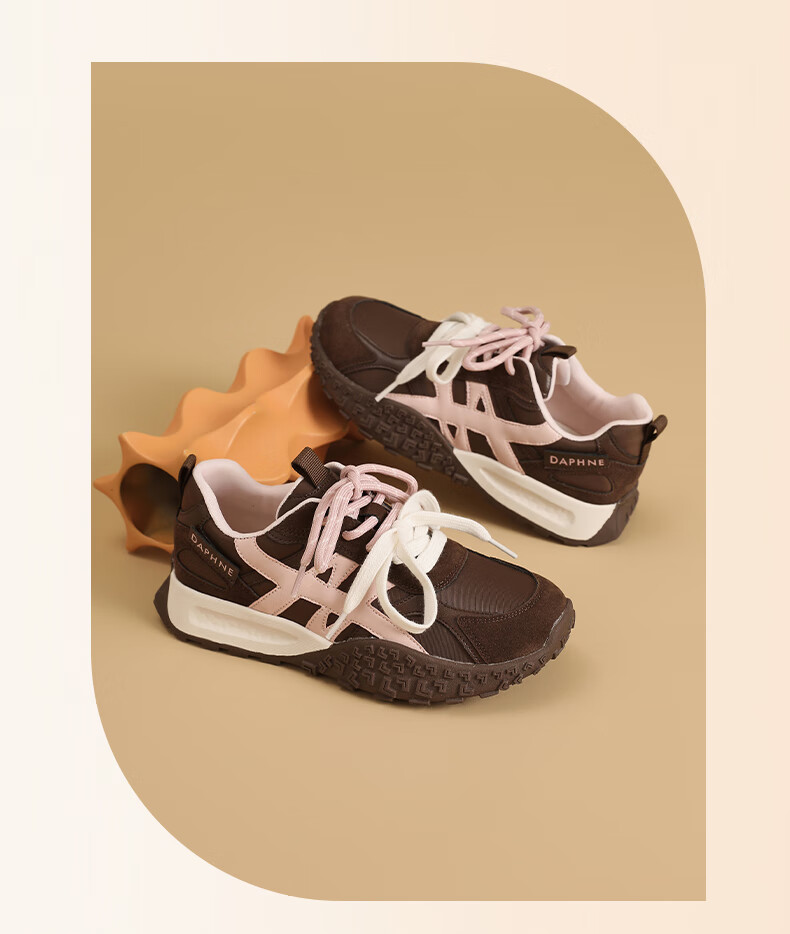 DAPHNE Women's Height Increasing Shoes 2026 New Spring Fashion Casual Thick Sole Breathable Sports Training Shoes 20