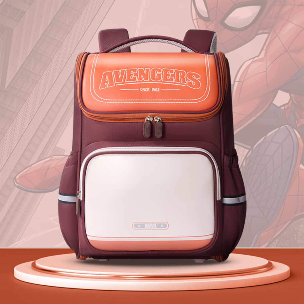 Disney Backpack for Primary School Students, Boys And Girls Grades 1-3, Lightweight Spine Protection Large Capacity Travel Bag Breathable Double Shoulder Bag