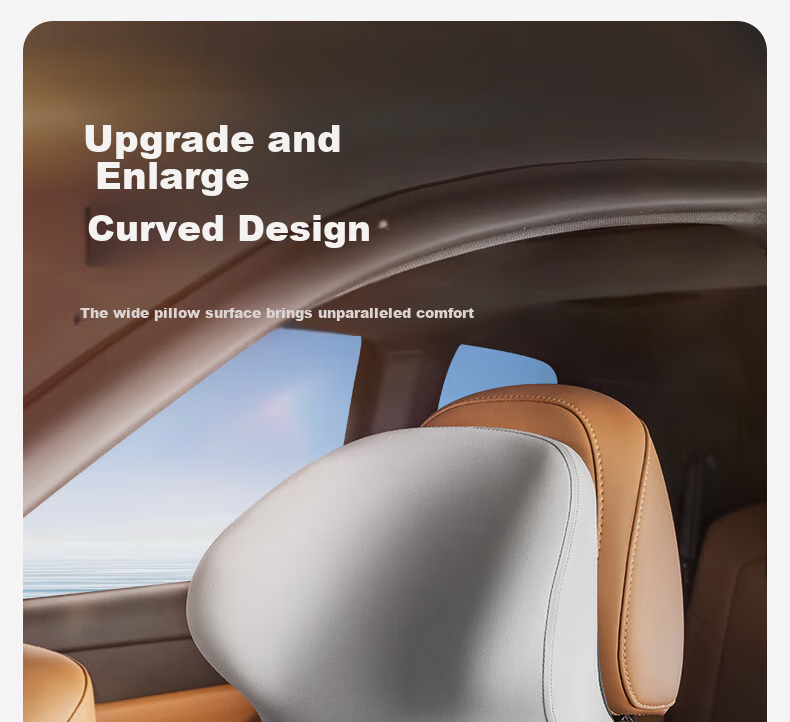 Qiaoshi Car Headrest, Neck Support Pillow for Vehicle Seats, Integrated Neck Pillow for Maibahe And Tesla Seats 14