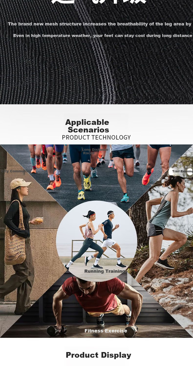 ALPINT MOUNTAIN Merino Wool Socks, Professional Marathon Running Socks, Beautiful Sports Socks for Men, Moisture-Wicking And Sweat-Absorbing 7