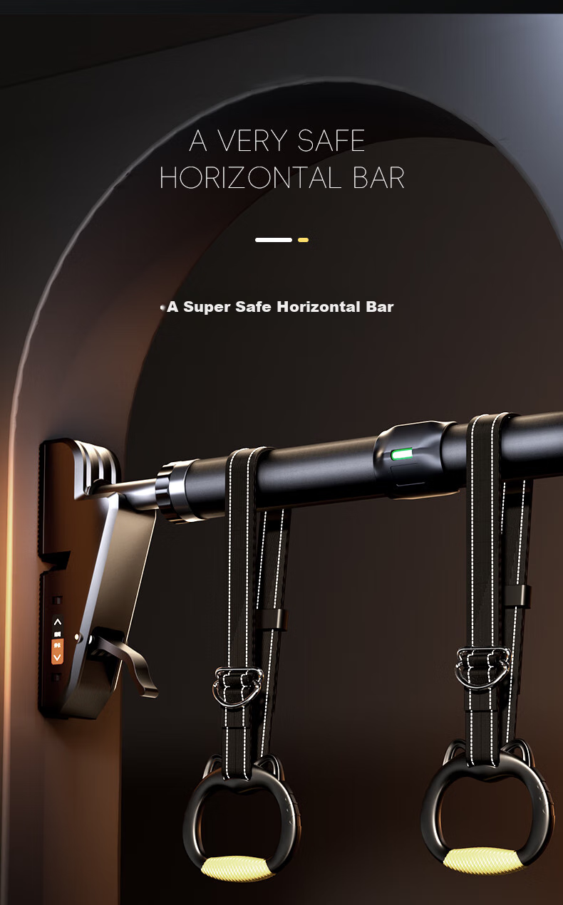 Xinyiwanjia Indoor Pull-Up Bar, Home Fitness Equipment for Children, Family Parallel Bars, No Drilling Required, Floor-Standing 2