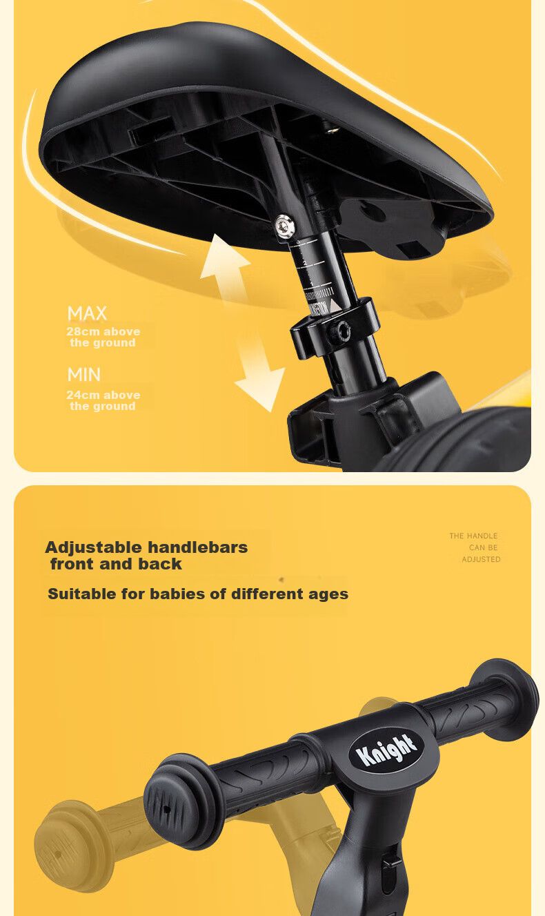 Strolex Children's Push Tricycle, Pedal Bike, Toddler Scooter, Balance Bike, Three-In Self-Propelled Bicycle for Ages 1-6 11